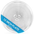 thumbnail image 1 of Plato giratorio de vidrio para microondas, 30,5 cm, de repuesto, BlueStars, 1 of 9