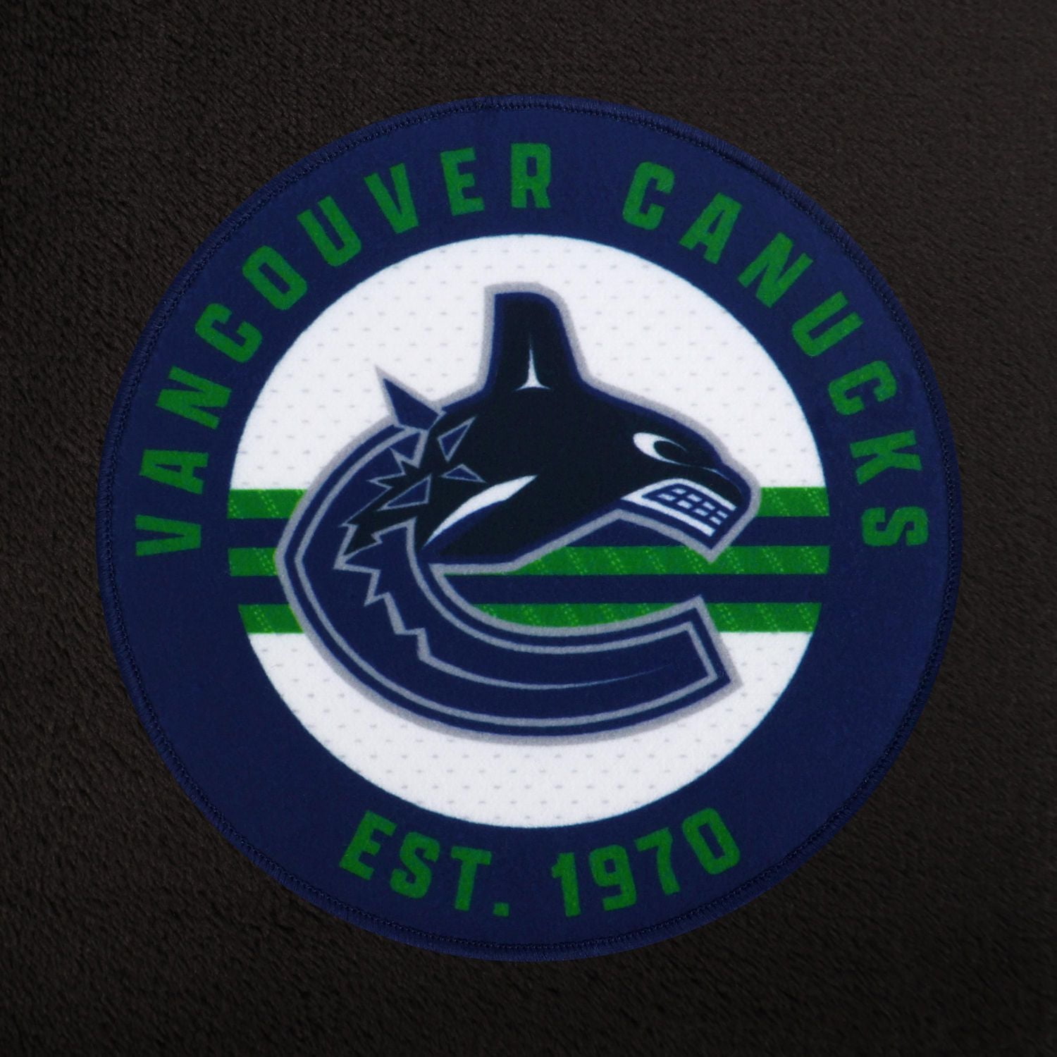 NHL, NBA, MLB jeté de sport noir 50po x 60po