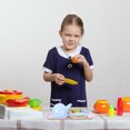 thumbnail image 2 of Weiweiguan 1 Set Afternoon Tea Making Toy Dessert Tower Toy Tinplate Play House Set, 2 of 7