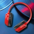 thumbnail image 6 of CXALSSY X3 Active Noise Cancelling Headphones, Over-Ear Headphones with Mic for Kids/Adults/Teen/School/TV, Red, 6 of 7