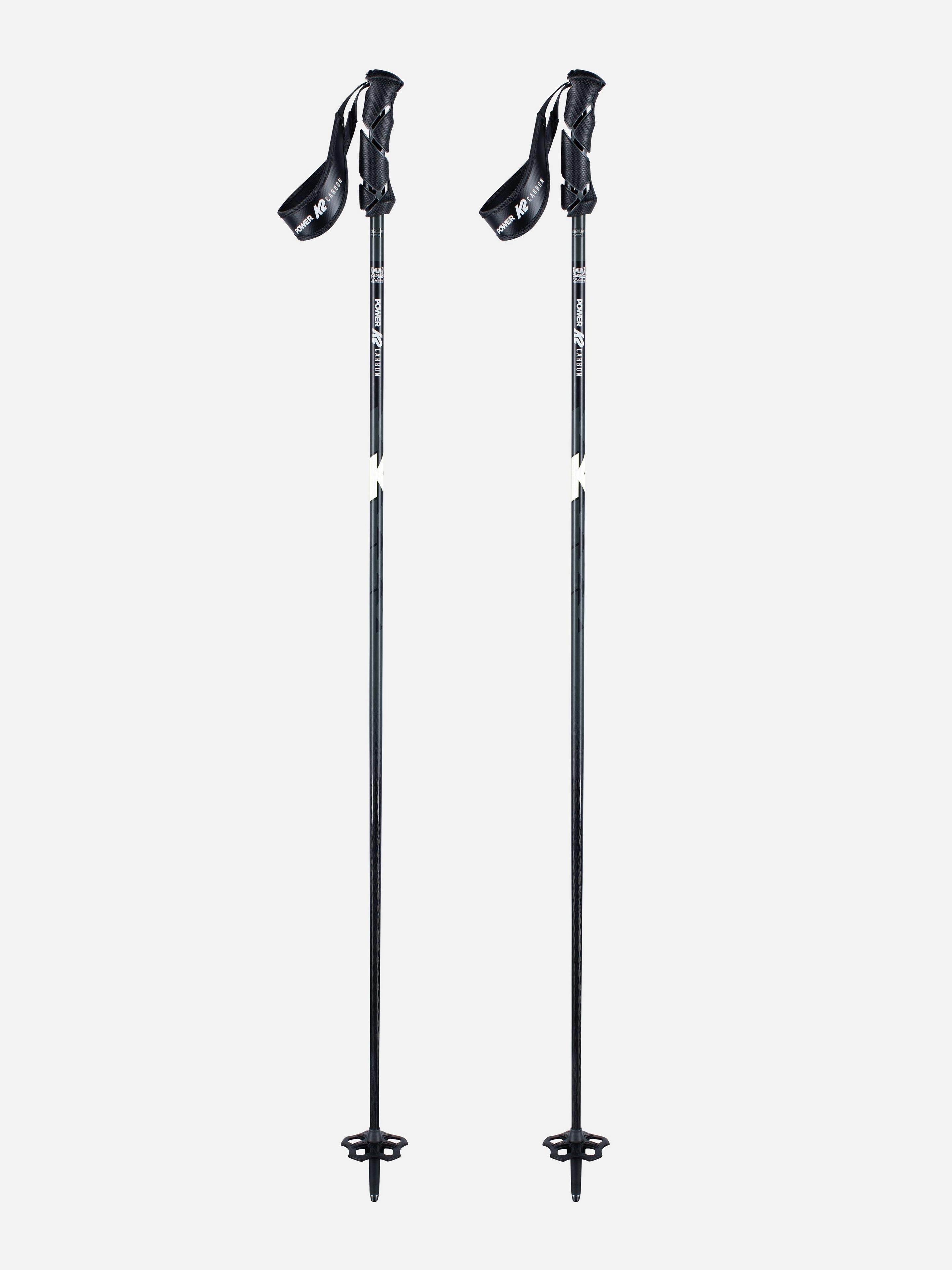 K2 2019 Power Carbon Adult White Ski Poles