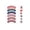 C001- A, variant on Independence Day Decorations, Cupcake Wrappers, 4Th of July Party Decorations, Red White and Blue Cupcake Liners, No Extra Tools Required Dessert Topper and Wrap Set to Elevate