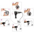 thumbnail image 3 of Soporte Para Secador De Pelo Con Rotación Libre De 360, Soporte Con Ventosa Extraíble Manos Libres, 3 of 7