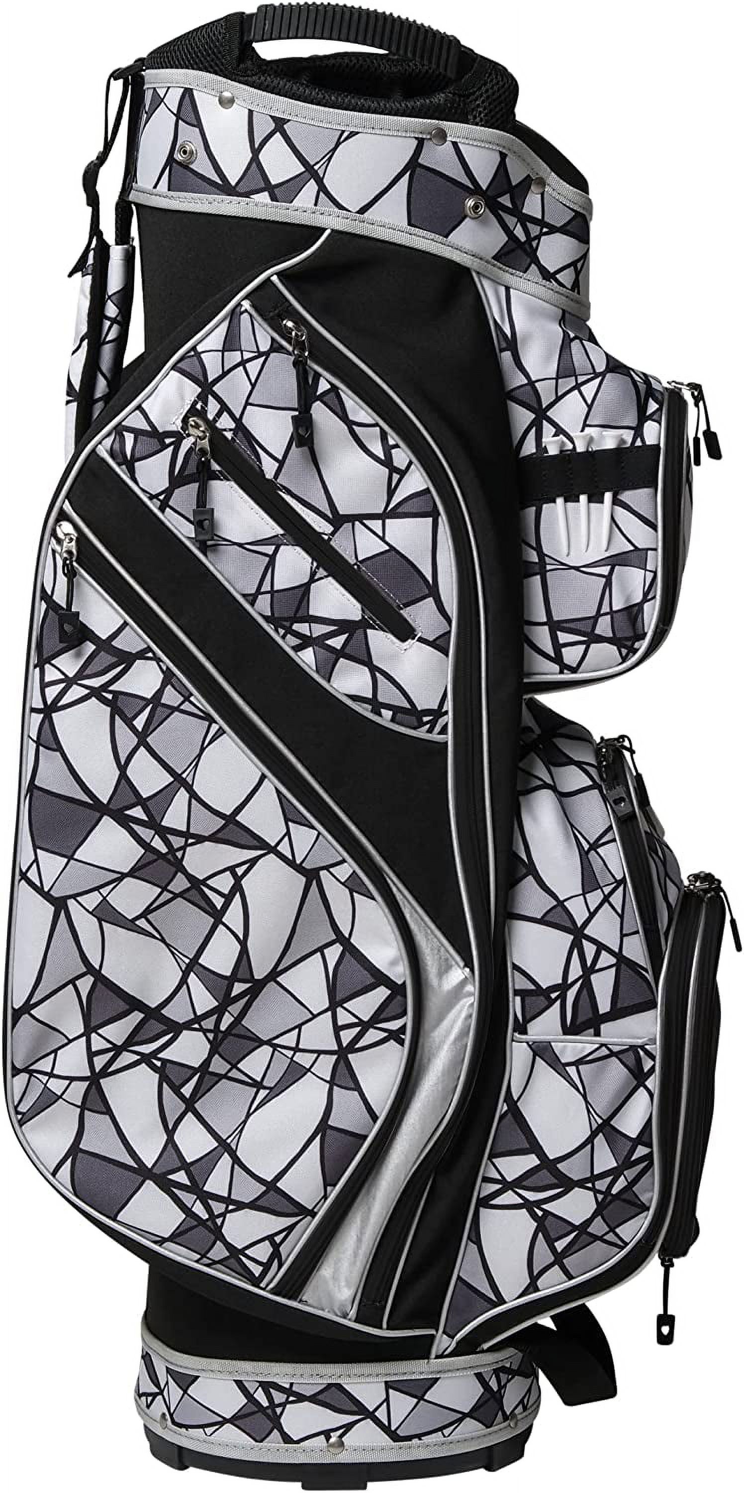 【誠実】 Glove It Ladie's Golf Bag Lightweight, Nylon Cart Bag with 15 Dividers, Putter Well, Rain Hood & Easy-Access Pockets, Vintage Vines (GB407)