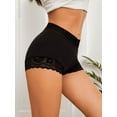 thumbnail image 4 of Womens Lace Cheeky Boyshorts Underwear - Comfortable Panty Style, 4 of 7