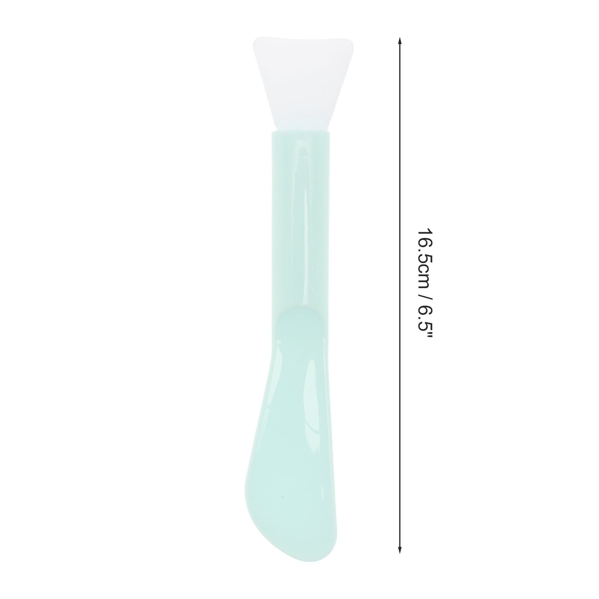 Unique Bargains Double-headed Shovel Type Facial Mask Brush 1 Pc Blue