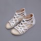 thumbnail image 5 of Zapatos planos de encaje con punta abierta para mujer con cremallera Sandalias romanas para mujer Wmkox8yii  nm3628, 5 of 7