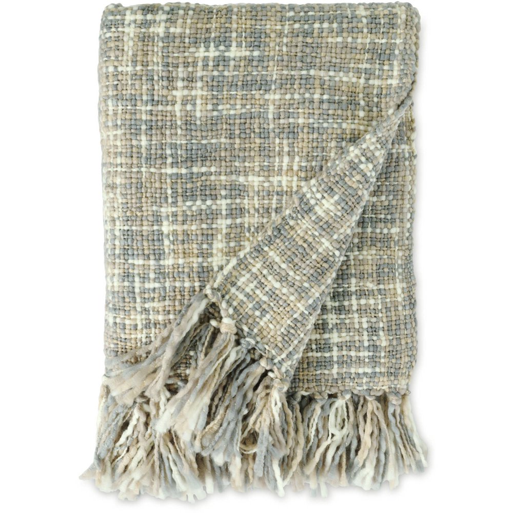 Better Homes & Gardens Metallic Woven Gold Throw Blanket, 1 Each