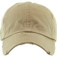 thumbnail image 3 of Washed Solid Vintage Distressed Cotton Dad Hat Adjustable Baseball Cap Polo Style, 3 of 3
