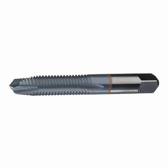 Widia Spiral Point Tap, 1/4"-28, Plug, UNC, 3 Flutes, TiCN 19018