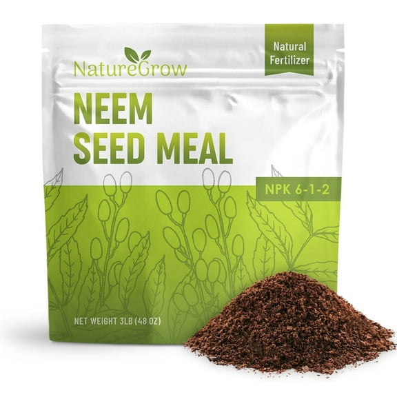 Neem Seed Meal - Organic Fertilizer for Healthy Growth and Soil Health (24 Pounds)