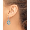 thumbnail image 3 of Sterling Silver Rhodium-Plated Creat Blue Opal With Tree Dangle Earrings (37.25 X 17) Made In China qe14298, 3 of 5