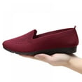thumbnail image 3 of Women's Comfortable Shoes Loafer Casual Fly Weaving Natural Driving Fashion Flats Breathable Nurse Walking Ladies Slip On Shoes, 3 of 5