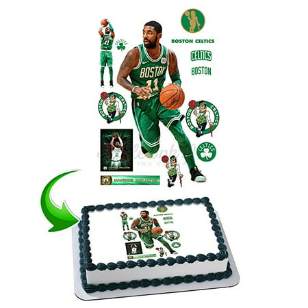 Kyrie Irving Edible Image Cake Topper Icing Sugar Paper A4 Sheet Edible Frosting Photo Cake 1/4 ~ Best Edible Image for