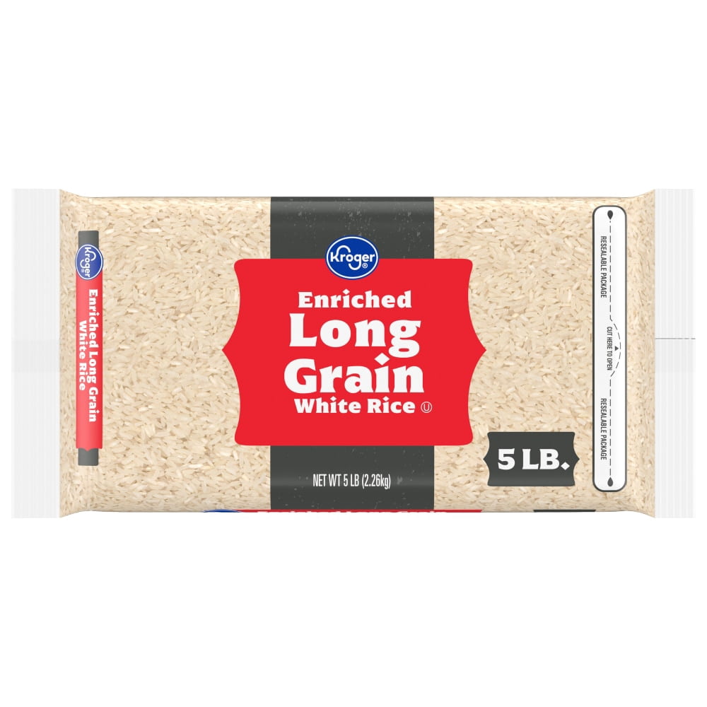 Kroger Long Grain Rice 5 lb - 3 Pack