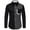 Black, variant on JURANMO Mens Dress Shirts Slim Fit Cotton Long Sleeve Shirts Lapel Button Down Business Shirts Fashion Color Block Wedding Guest Shirts Deals of the Day White XXL