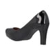 thumbnail image 4 of Zapatilla Mujer Vizzano Vestir Tacón Pumps Charol Liso negro 22, 4 of 6