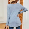thumbnail image 5 of Timegard Long Sleeve Tops for Women Square Neck Ruched Blouse Fall Dressy Casual Comfy Tunic Tops, 5 of 5