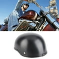thumbnail image 1 of Helmet, Motorcycle Half Face Helmet Exquisite Men Retro Half Face Helmet Matte Black, 1 of 7