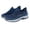 Blue, variant on Mens Lightweight Slip-On Casual Shoes, Breathable Mesh Walking Shoes with Cushioned Insole, Flexible Non-Slip Outsole for Everyday Comfort, Perfect for Travel Commute and Daily Errands
