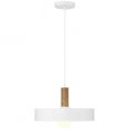 thumbnail image 3 of Access Lighting 1 Light Pendant in White with Wood Grain Color, 3 of 8