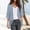 Light Blue, variant on LEKODE Women Open Front Chiffon Kimono Cardigan, Mid Length Loose Outerwear with 3/4 Flare Bell Sleeve and 3D Floral Embroidery, Lightweight Sun Protection Cover Up for Beach Swim Vacation Green L