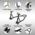 thumbnail image 3 of Soporte para moto Jack Boss delantero y trasero con capacidad de 500 kg, 3 of 7