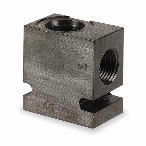 Parker Valve Base,3/4-16 SAE,Steel,10-2 Cavity B10-2-8T