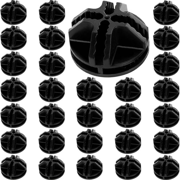 30 Wire Cube Connectors, Plastic Wire Grid Cube Organizer Connectors