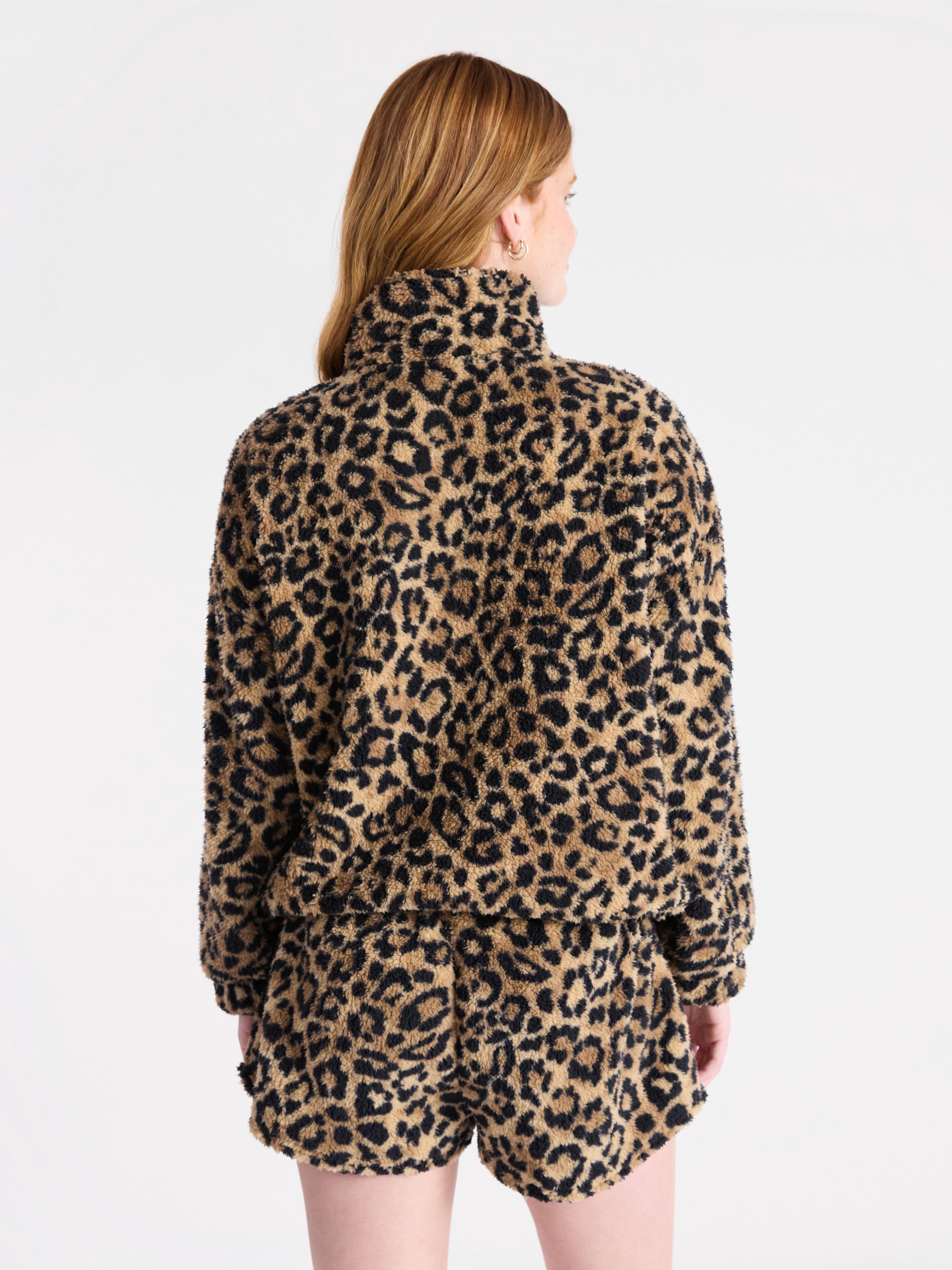 No Boundaries Plush Half-Zip Pullover, Women's and Plus