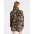 thumbnail image 4 of No Boundaries Plush Half-Zip Pullover, Women's and Plus, 4 of 5