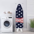 thumbnail image 3 of HELLHERO Easy Installation 15x54 Ironing Board Cover and Pad - Elastic Edge, Applicable Standard Size Iron Board Cover, Stain Resistant, Setup for Effortless Ironing Experience, Stars and stripes, 3 of 5
