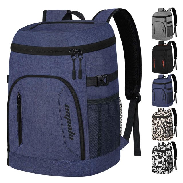 Mochila Térmica Aislada Capolo para 45 Latas Azul Profundo