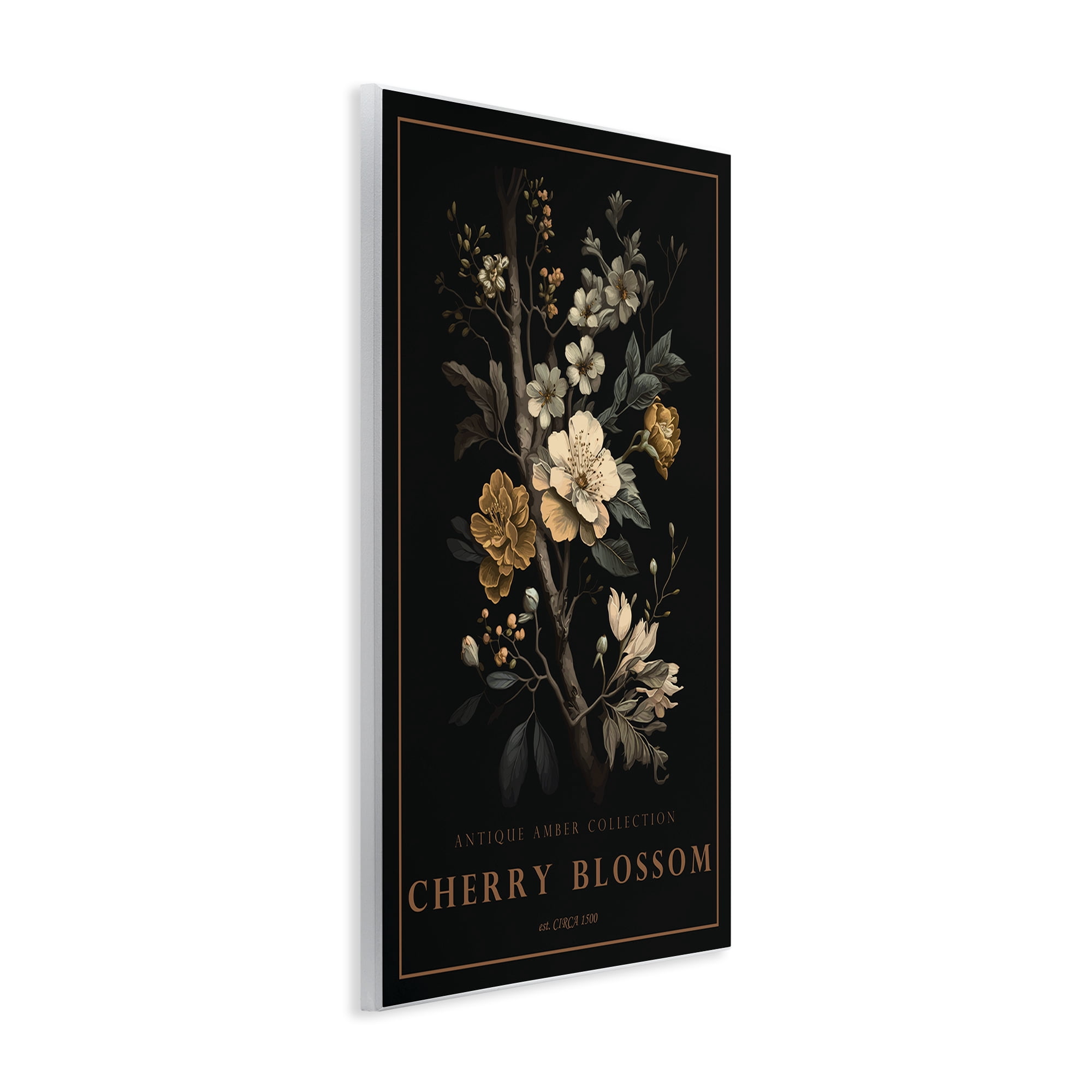 Stupell Industries Antique Cherry Blossom Light Wall Plaque Art, design by Chris Giampietro