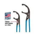 thumbnail image 2 of CHANNELLOCK Oil Filter PVC Pliers Set, Includes 9 and 12-inch Pliers, Ideal for Engine Oil Filters and PVC, Made in USA, 2-tool set (OF-2), 2 of 5