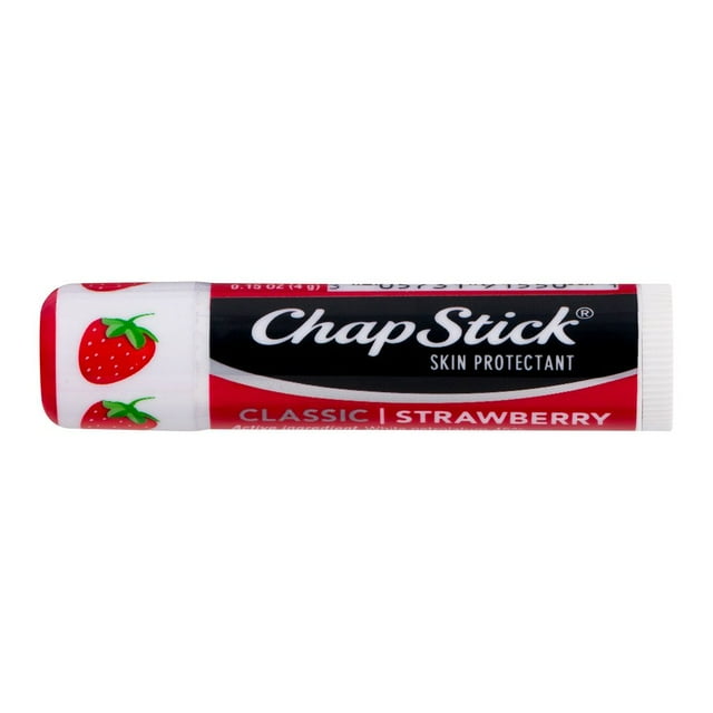 Bálsamo labial ChapStick Classic con sabor a fresa, 12 x 0.15 oz