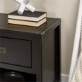 thumbnail image 3 of Lydia 1-Drawer Classic Solid Wood Bedroom Nightstand in Black, 3 of 14
