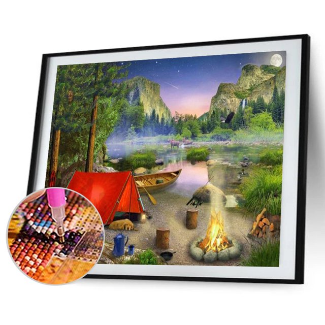 Cuadros Decorativos Diamante pintura paisaje paisaje ronda completa taladro Rhinestone Kit (A1058) Sywqhk Nuevos Originales