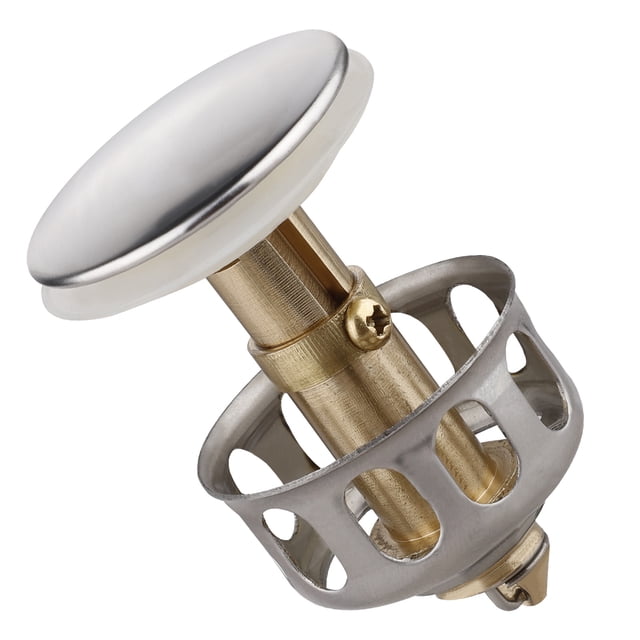 Convient pour un Évier de 3,5 Cm, Peut Être Combiné et Vendu en Multiples en Acier Inoxydable Push-type Ressort Noyau Fuite Bouchon Bassin Bassin Bassin Panier Type Bassin Noyau
