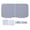 White Gray, variant on Rupoun Makeup Box Wall Mounted Flip Cover Cotton Pad Organizer for Bathroom, Pink Purple Storage Case