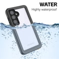 thumbnail image 5 of Waterproof Phone Case for Samsung Galaxy S24 with Built-in Screen Protector, Full Body Protection Military Grade Drop Proof Shockproof Dustproof Rugged Cover for Samsung Galaxy S24, Black, 5 of 12