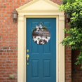 thumbnail image 3 of Welcome Sign Create Festive Atmosphere Creative Fashion Front Door Wreath Hanging Plaque Christmas Decoration, 3 of 4