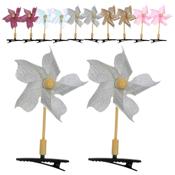 FRCOLOR  20 Pcs Girl Clips for Hair Windmill Hairpins Barrettes Elastics Baby