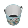 thumbnail image 3 of Goofa A Funny Little Dalmatian Puppy Printed Circular Hamper,Laundry Basket with Handles,Storage Baskets Foldable,Large Capacity Laundry Hamper-, 3 of 8
