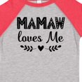 thumbnail image 4 of Inktastic Mamaw Loves Me Grandchild Girls Toddler T-Shirt, 4 of 5