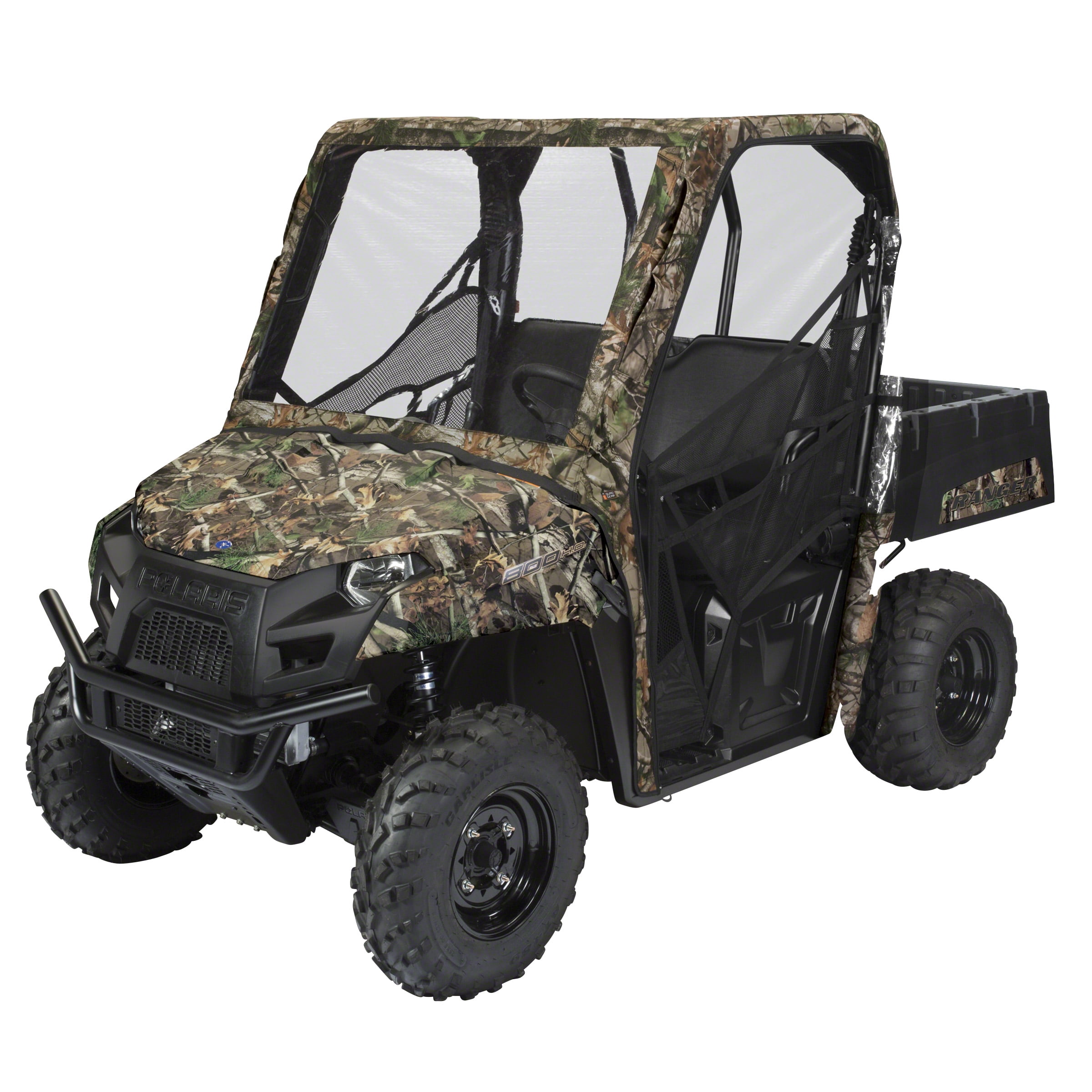 Classic Accessories QuadGear UTV Cab Enclosure, Fits Polaris® Ranger Mid-Size 400, 570 EFI, 800EFI, EV (2015 models and older), Camo