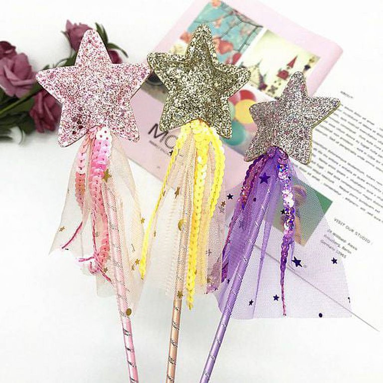 Children Magic Wand Fairy Wand Electric Toys With Sound Light Pretend Toy  Role-playing Props Halloween Christmas Gift For Girls