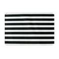 thumbnail image 2 of Front Door Mat Indoor Outdoor Outside Entrance - 16*24in Washable Black And White Stripes Thin Bathroom Rugs Fit Under Door, Bath Rugs for Bathroom, Kitchen Rugs Mats for Floor, 2 of 6