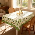 thumbnail image 6 of Twfbrm Easter Disposable Tablecloth, 54x108 inch Plastic Rectangle Tropical Plants and Insects Table Cloth, Waterproof Spring Themed Table Cover Easter Table Decorations for Party Dining Birthday, 6 of 6