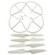 thumbnail image 2 of 4 piezas de hélice Hélices para H501S Helicópteros , Blanco yotijar Marco de protección de hélice, 2 of 9